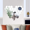 36PCS Hexagon Acrylic Mirror Wall Stickers – 3D DIY Art